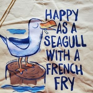 Life Is Good Ladies XL "Happy as a Seagull"